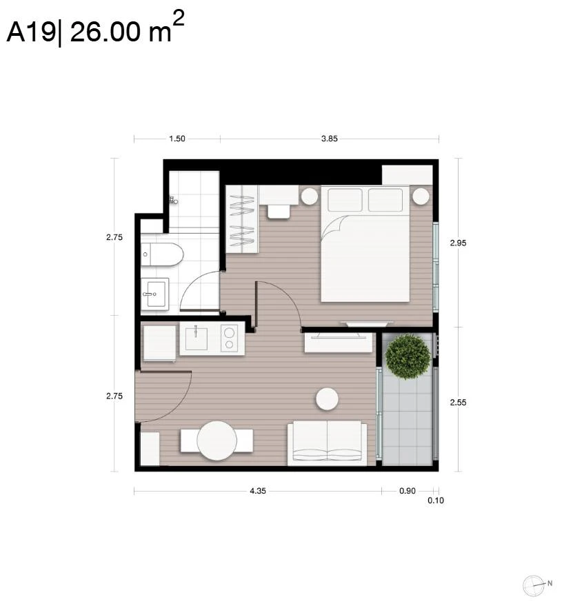 Condo for sale: Noble Nue District R9-Rama 9, nice room, high floor, corner room, quiet, not crowded. If you don't book, you'll miss out++