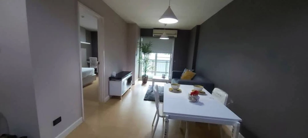 Condo for sale, The Next Sukhumvit 52, 2nd floor, spacious room. Fully furnished Just come and move in.