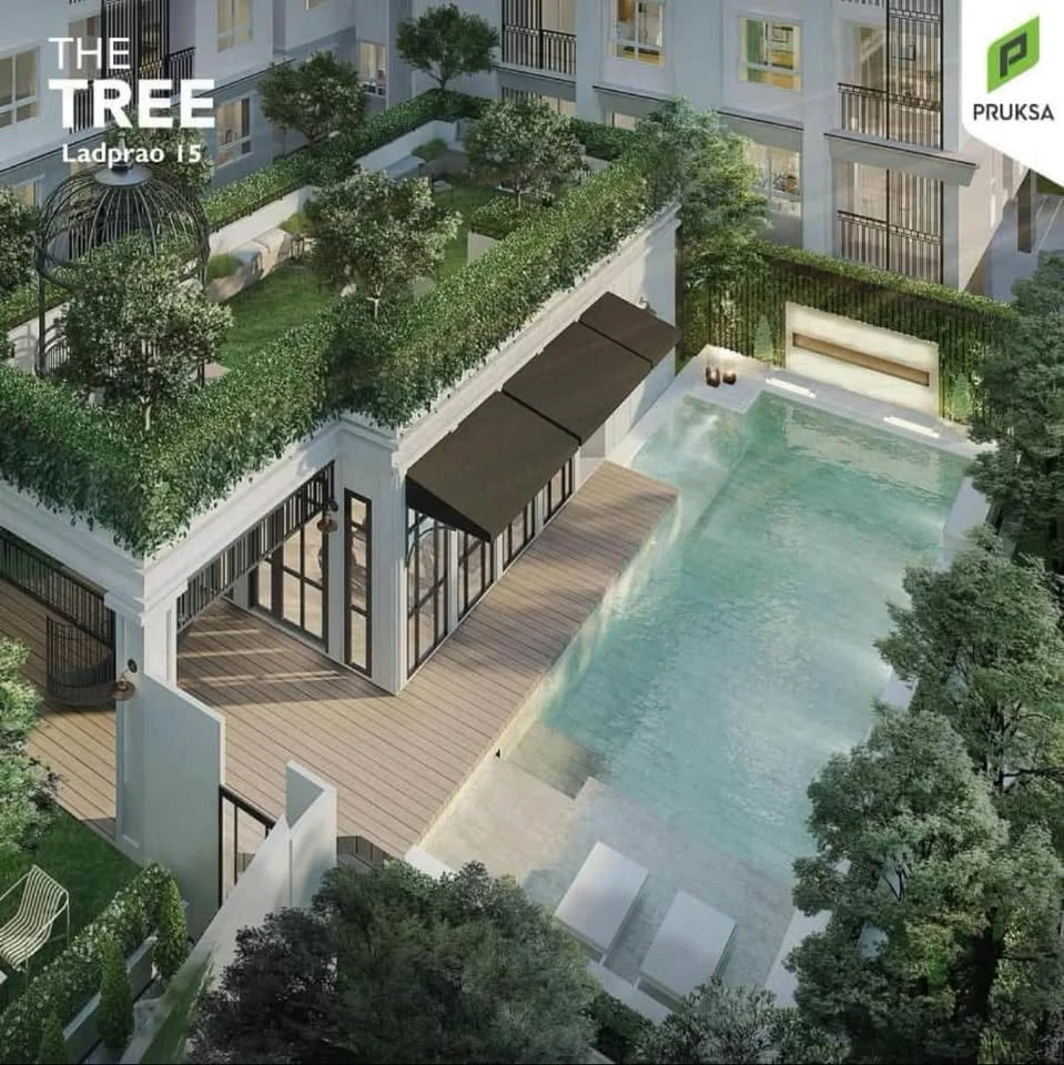 Condo for sale, The Tree Lat Phrao 15, ready to move in, complete facilities, good price, come and reserve quickly, don't miss out.