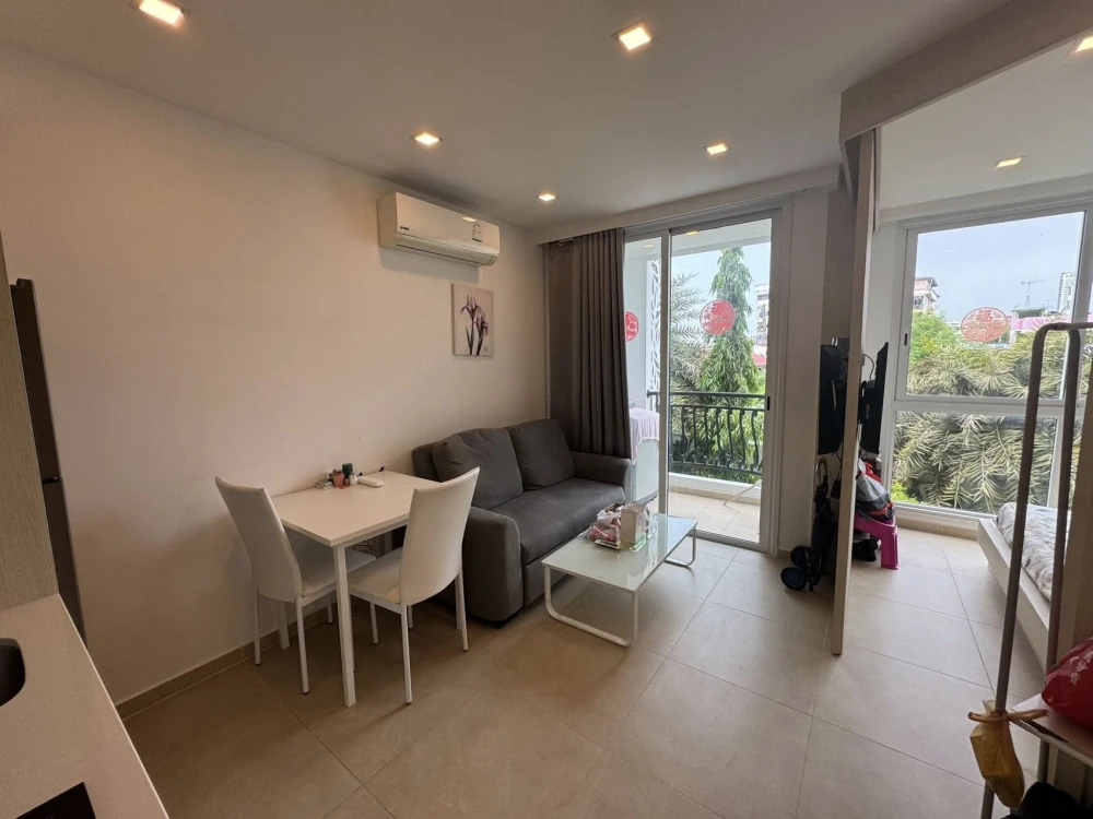 Condo for sale, City Garden Olympus (South Pattaya), 1 bedroom, 1 bathroom, city view, with built-in furniture, must book.