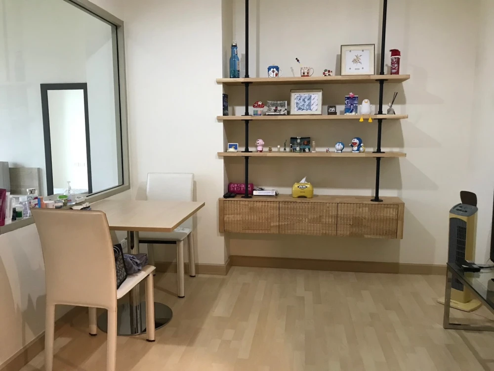 Condo for sale, Rhythm Ratchada, beautiful room, high floor, beautiful view, pool-garden view, fully furnished, ready to move in. Don't miss it !!