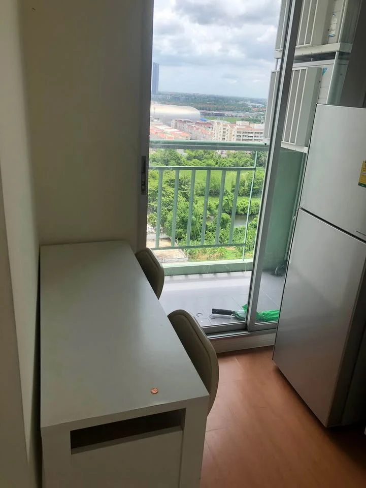 Condo for sale, Lumpini Park Rattanathibet - Ngamwongwan, Building B, 17th floor, fully furnished, beautiful city view, book now.