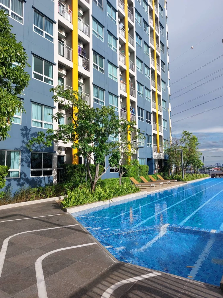Condo for sale Lumpini Ville Phatthanakan-Srinakarin. first-hand condition room fully furnished complete central