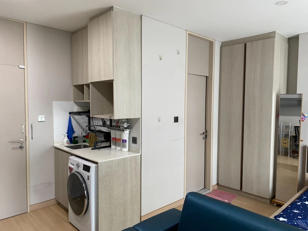 Condo for sale, Lumpini Suite Din Daeng-Ratchaprarop, beautiful room with furniture and complete electrical appliances. Buy now, don't wait.