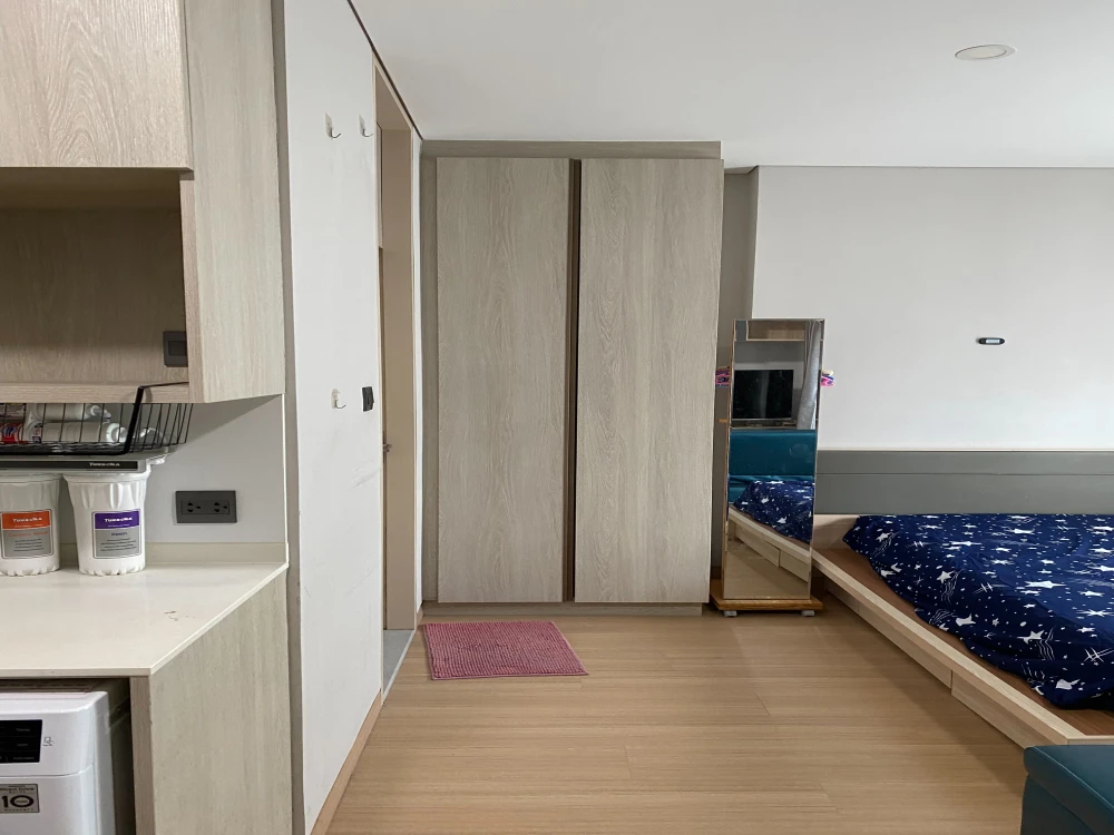 Condo for sale, Lumpini Suite Din Daeng-Ratchaprarop, beautiful room with furniture and complete electrical appliances. Buy now, don't wait.