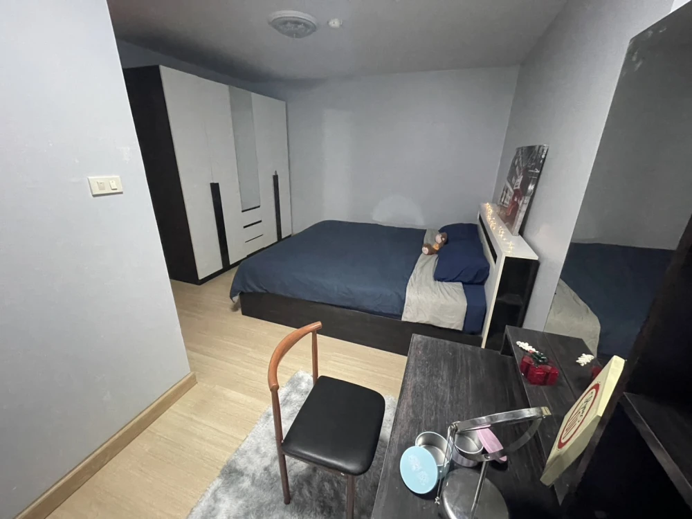 For sale, for rent!! Condo Lumpini Center Sukhumvit 77, 2nd floor, balcony, garden view, fully furnished, ready to move in, don't miss it!!