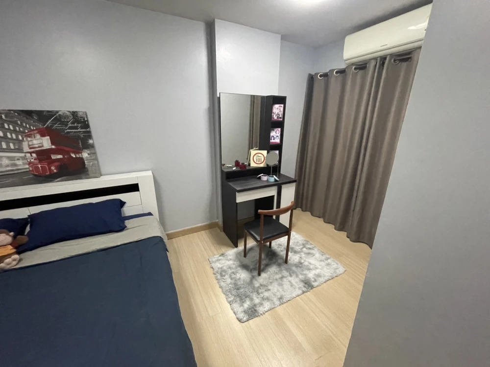 For sale, for rent!! Condo Lumpini Center Sukhumvit 77, 2nd floor, balcony, garden view, fully furnished, ready to move in, don't miss it!!