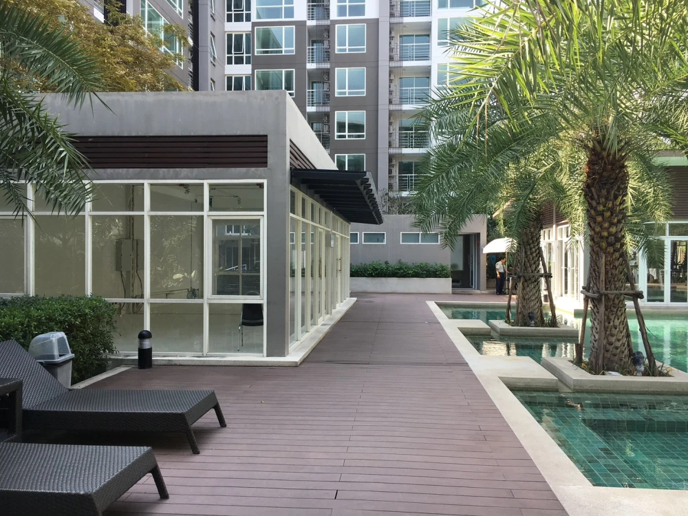 Condo for sale, Elements Srinakarin, fully furnished, good location, near shopping areas, don't miss it!!