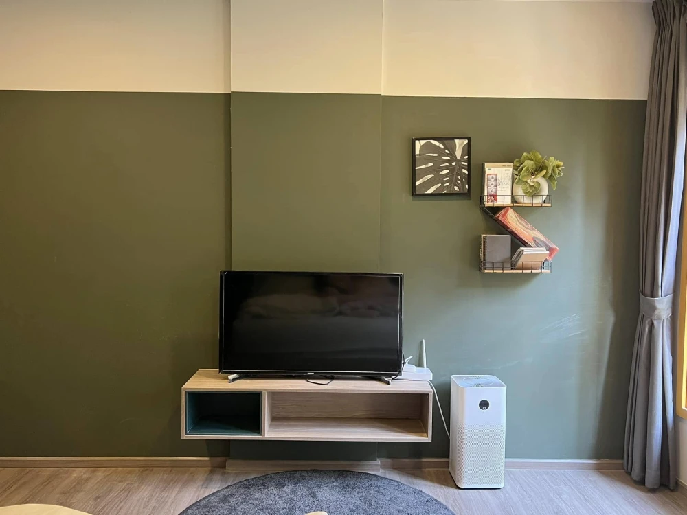 Condo for sale, The Base Sukhumvit 50, Studio room, Building B, 4th floor, fully furnished, just come and move in.