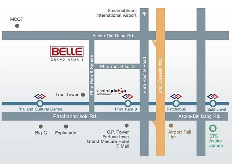Condo for sale: Belle Grand Rama 9. Spacious and airy unit. Buy now!!