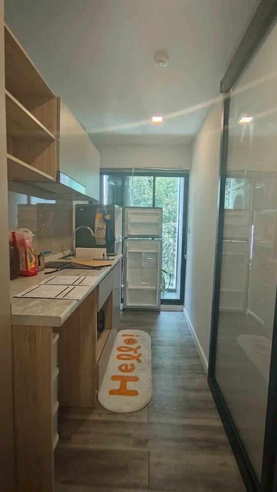 Condo for sale Atmoz Ratchada-Huai Khwang. Pool view, room not hot