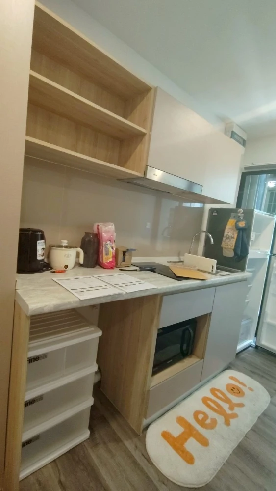 Condo for sale Atmoz Ratchada-Huai Khwang. Pool view, room not hot