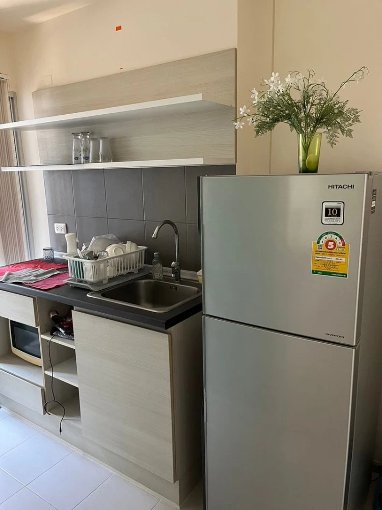 Condo for sale, Aspire Ratchada-Wong Sawang, bright room, comfortable to the eyes, convenient transportation, decorated and ready to move in, don't wa