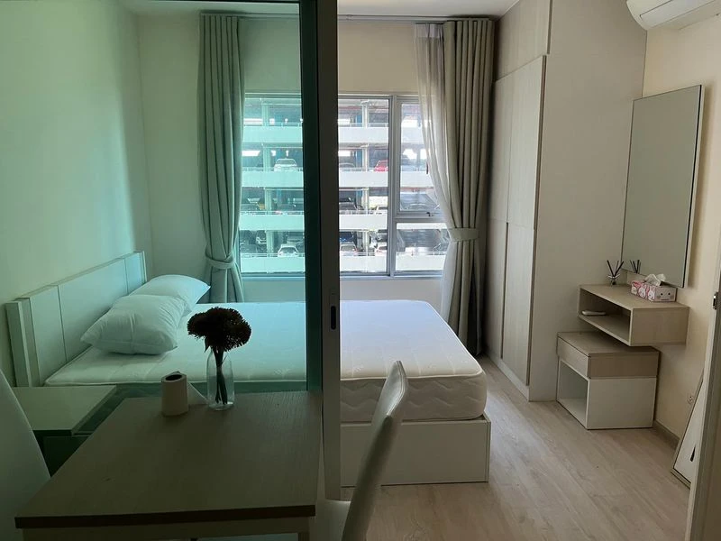 Condo for sale, Aspire Ratchada-Wong Sawang, bright room, comfortable to the eyes, convenient transportation, decorated and ready to move in, don't wa