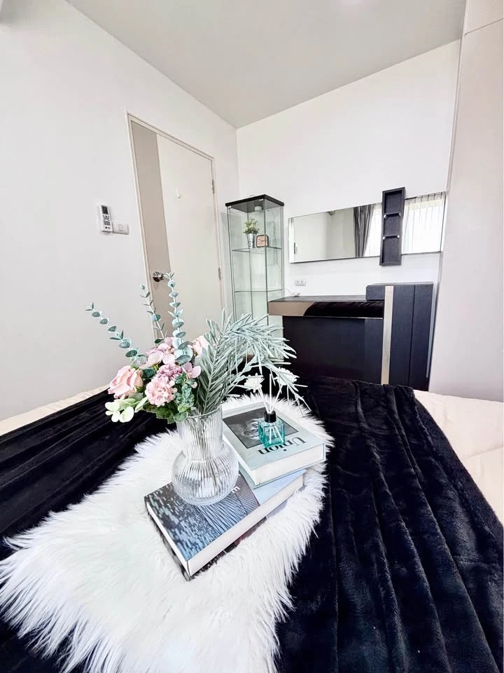 Condo for sale at Lumpini Mega City Bangna. Cozy room, high floor, fully furnished. Ready to move in. Hurry and reserve now before it's gone+++