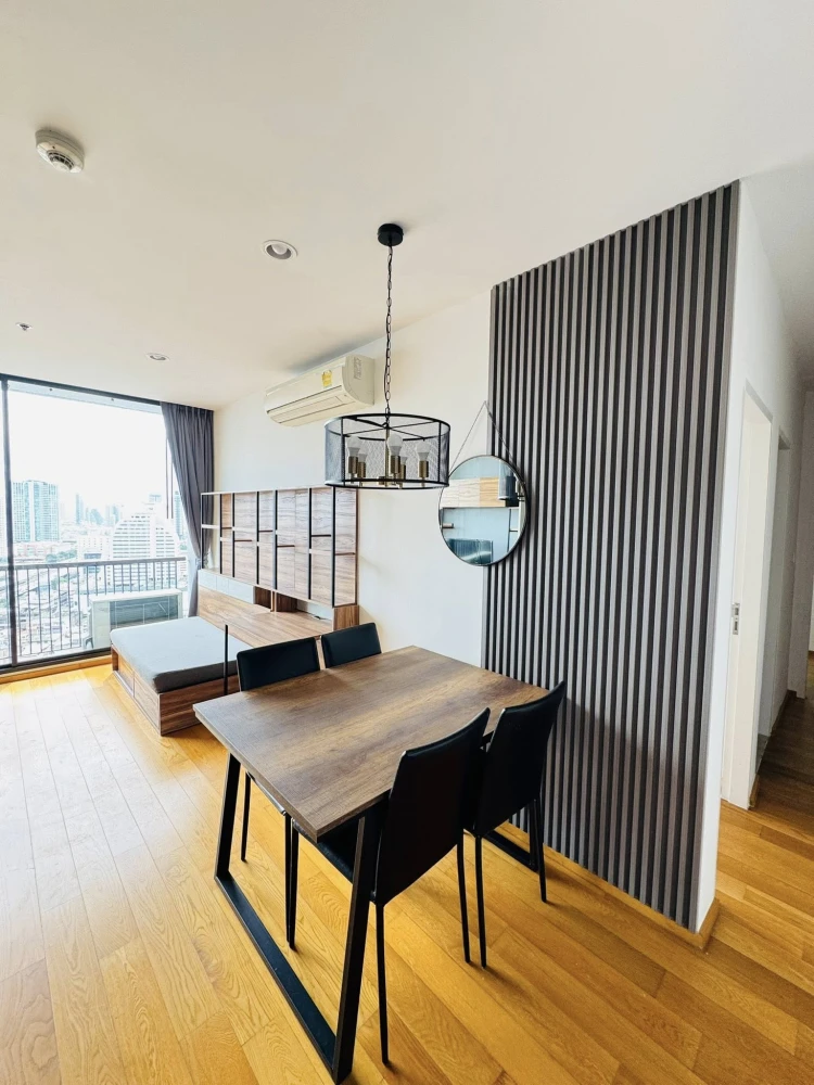 For sale: Noble Revo Silom family condo, high floor, beautiful river and city view from every angle. Buy now, don't miss out!