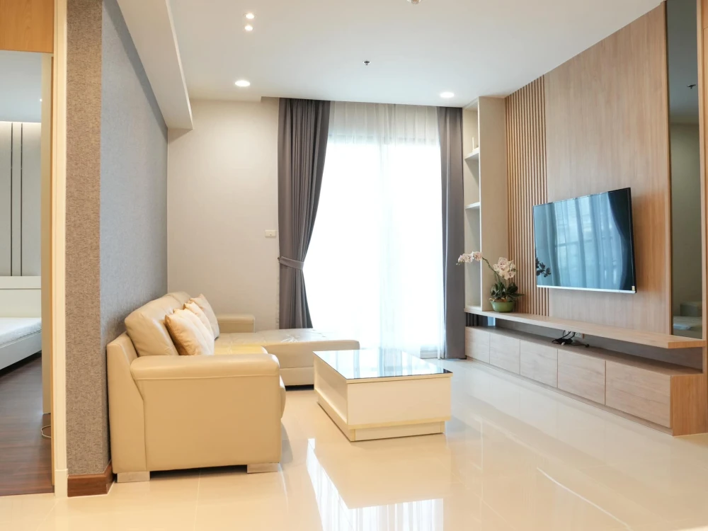 For sale, luxury condo, Supalai Premier Ratchawithi, decorated in a modern luxury style mixed with minimalist, corner room, beautiful view, good venti