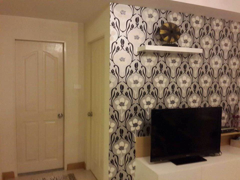 City Home Tha Phra Intersection Condo for sale. Great location, convenient transportation, beautiful wallpaper installed, ready to move in!