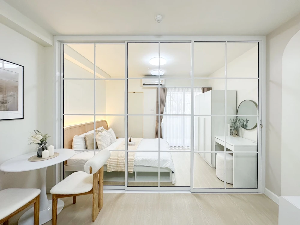 ขาย ซิตี้โฮม รัชดา-ปิ่นเกล้า ขนาด 29.1 ตร.ม. ตึก A2 ชั้น 2ตกแต่งสวยแบบมินิมอล น่าอยู่มากๆ รีบจองเลย
