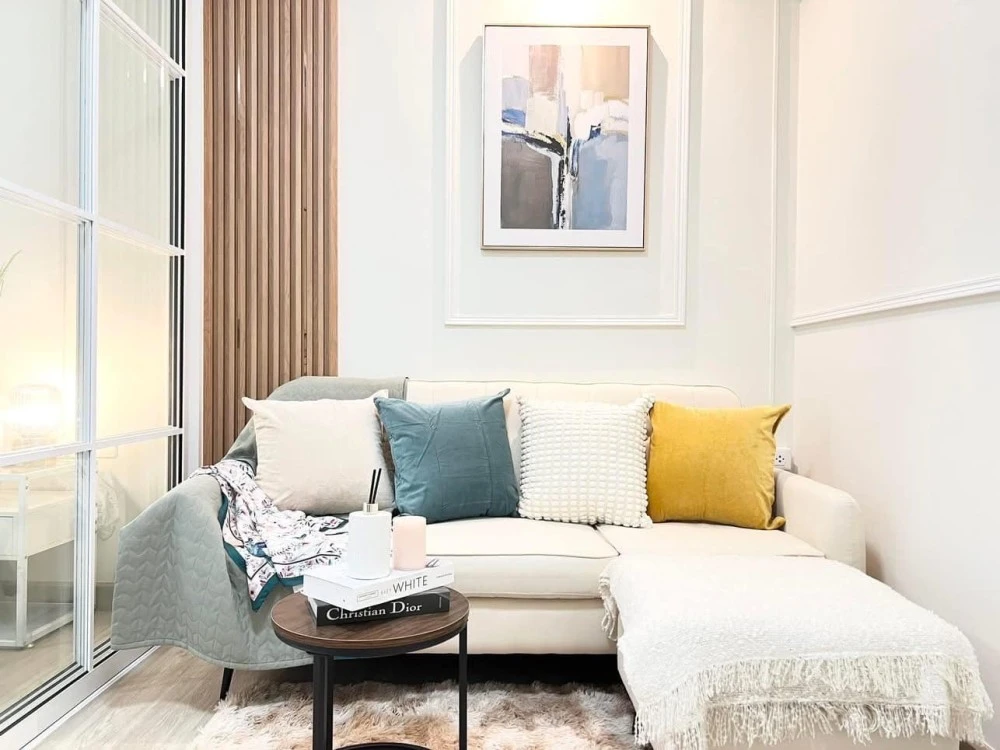 For sale: City Home Ratchada-Pinklao (Charan Sanitwong 95/1), simply decorated and comfortable, fully furnished, ready to move in.