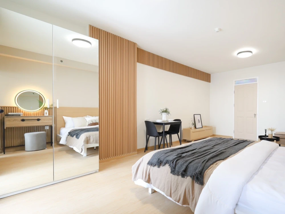 For sale: City Home Ratchada-Pinklao (Charansanitwong 95/1), large and warm room, feeling like a cafe, fulfilling the quality of life for your beloved