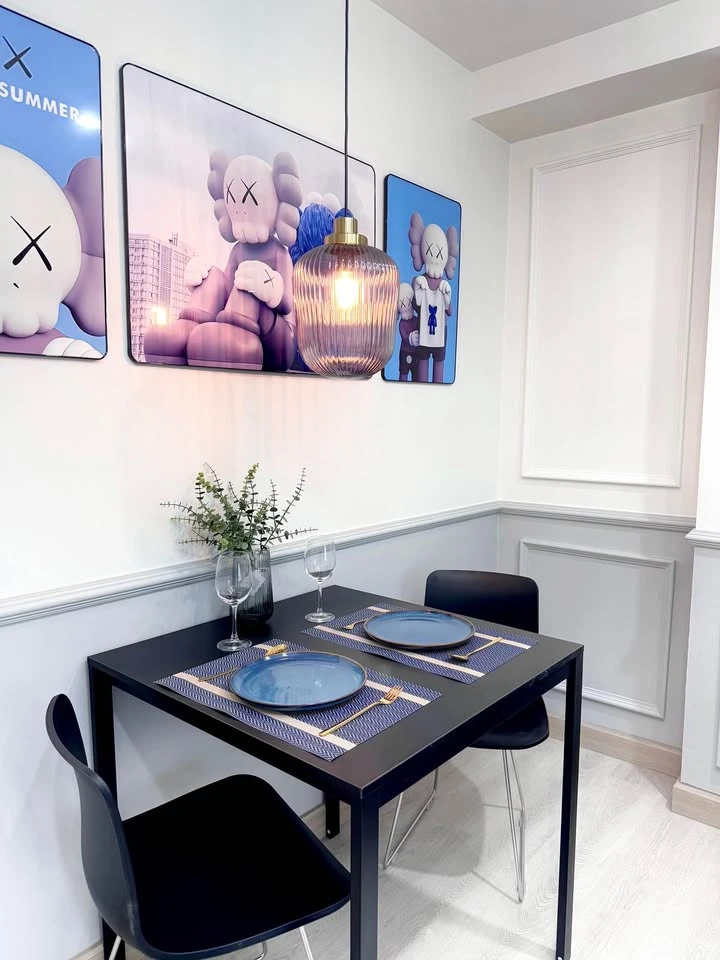 For sale: Double U Condo Phahon-Ladprao, 2nd floor room, suitable for food lovers because it is very close to food sources.