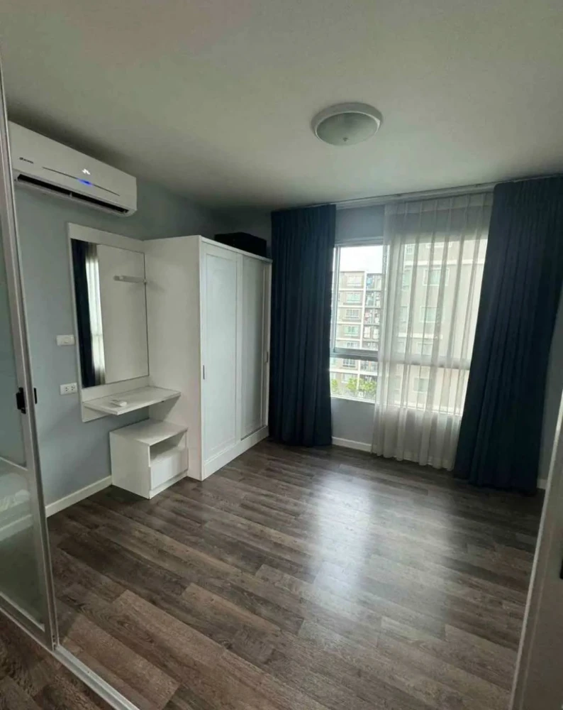 For sale, Dee Condo Sukhumvit 109, 6th floor, Building A, with furniture and electrical appliances, ready to move in, cool and comfortable, hurry and