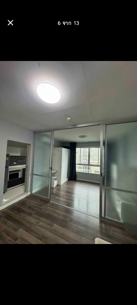 For sale, Dee Condo Sukhumvit 109, 6th floor, Building A, with furniture and electrical appliances, ready to move in, cool and comfortable, hurry and