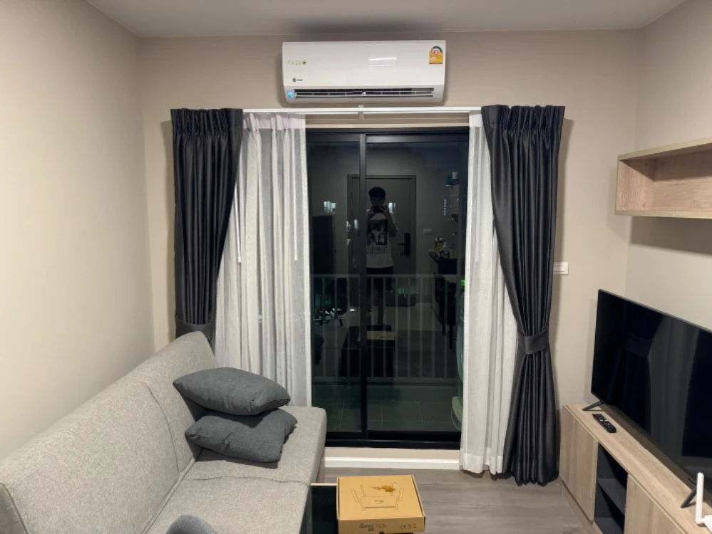 For sale: D Condo Hideaway Rangsit, 7th floor, fully furnished, book now, don't miss out.