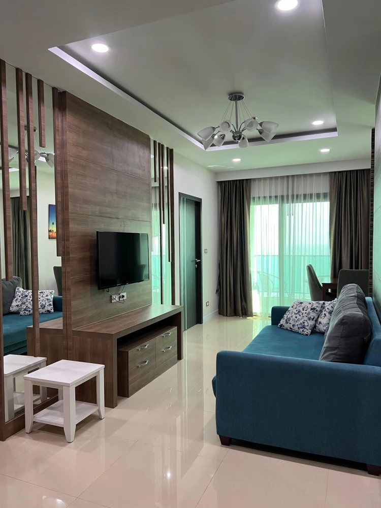 For sale: Dusit Grand Condo, 2-bedroom unit with stunning sea views from a very high floor. Fully furnished. Book now!