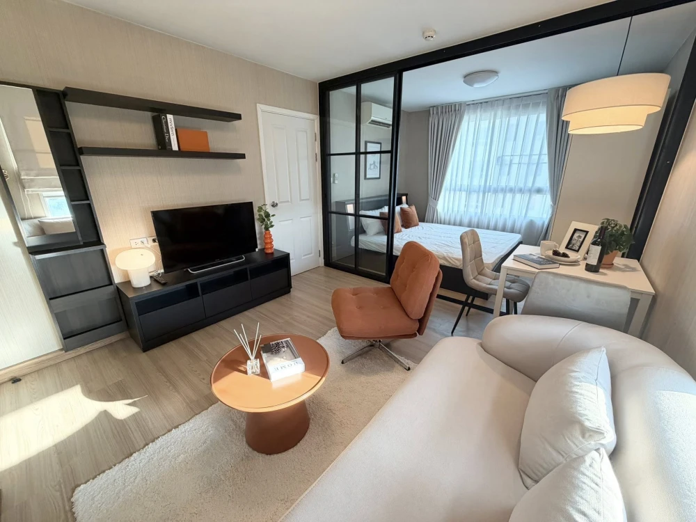 For sale: Plum Condo Phahonyothin 89, Building B, 5th floor, area 28.27 sq m., corner room, nicely decorated, very livable, hurry and reserve now!