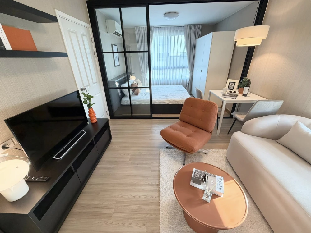 For sale: Plum Condo Phahonyothin 89, Building B, 5th floor, area 28.27 sq m., corner room, nicely decorated, very livable, hurry and reserve now!