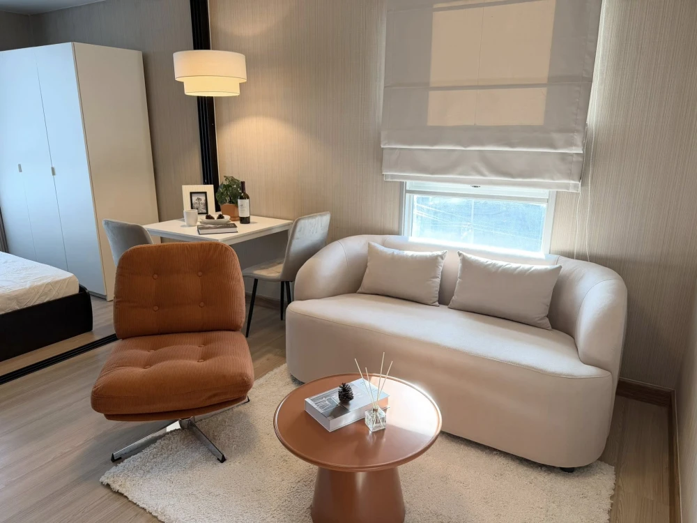 For sale: Plum Condo Phahonyothin 89, Building B, 5th floor, area 28.27 sq m., corner room, nicely decorated, very livable, hurry and reserve now!