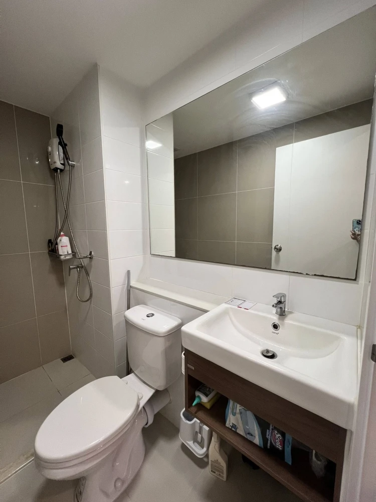 Plum Condo Mix Chaengwattana for sale. Very well maintained, **built-in furniture throughout**, beautiful condition, ready to move in immediately.