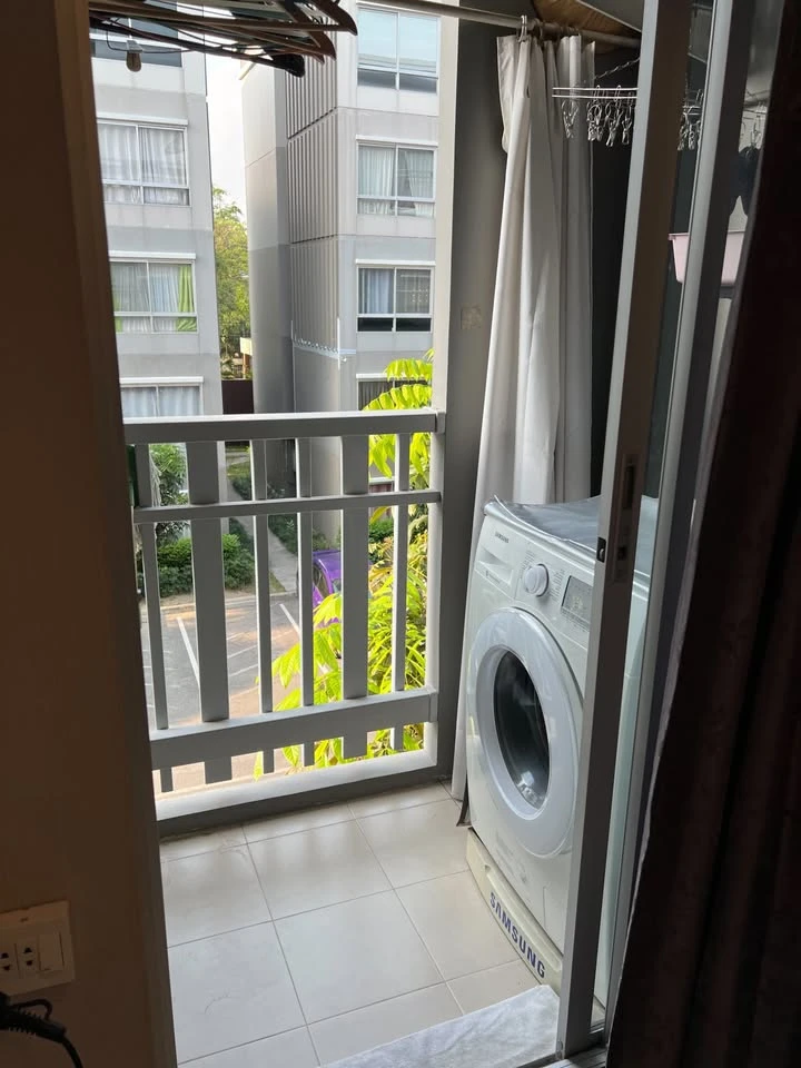 For sale: Plum Condo Lat Phrao 101, studio room, 22.05 sq m, corner room, very private, not attached to any other room on one side, very worth booking