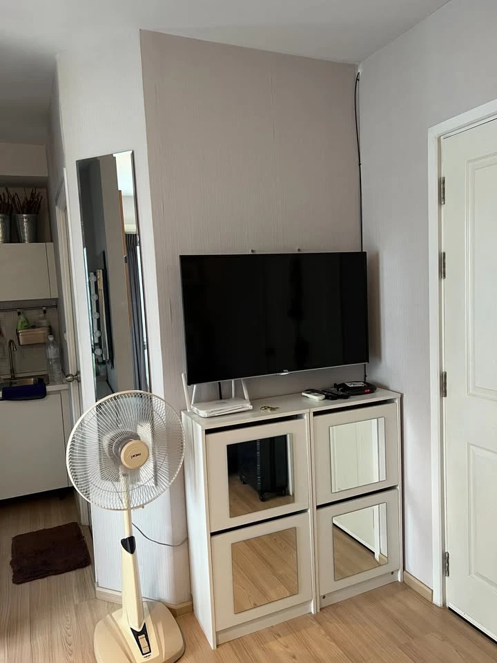 For sale: Plum Condo Lat Phrao 101, studio room, 22.05 sq m, corner room, very private, not attached to any other room on one side, very worth booking