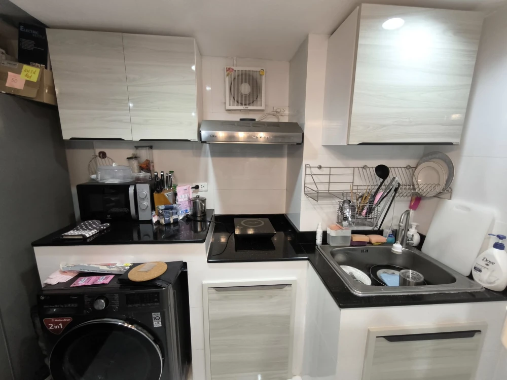For sale: PST Condo Ville Tower 1, 14th floor, corner room, area 56.88 sq m. with excellent built-in furniture. Reserve first, get it first.