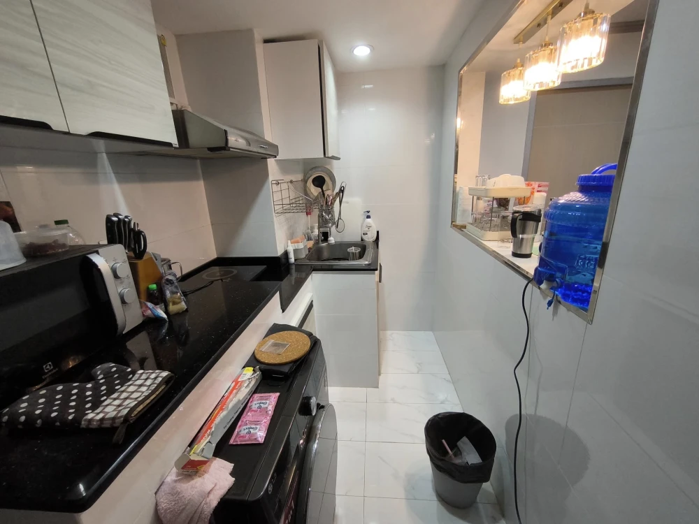For sale: PST Condo Ville Tower 1, 14th floor, corner room, area 56.88 sq m. with excellent built-in furniture. Reserve first, get it first.