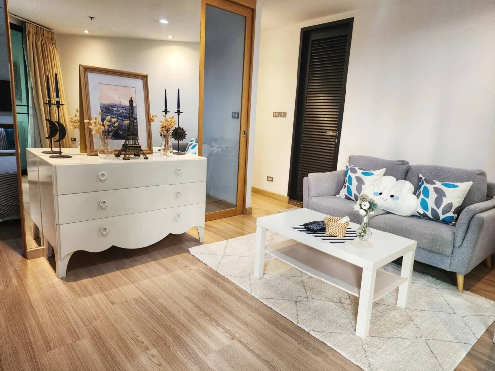 For sale: Fifty Nine Heritage Sukhumvit 59, 6th floor, Building A, beautiful view, no buildings blocking, fully furnished with electrical appliances,