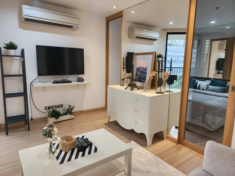 For sale: Fifty Nine Heritage Sukhumvit 59, 6th floor, Building A, beautiful view, no buildings blocking, fully furnished with electrical appliances,