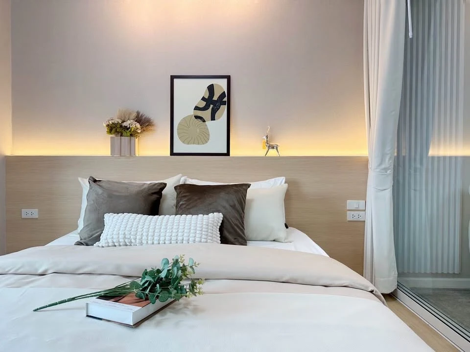 For sale: Fuse Mobius Ramkhamhaeng Station, 28th floor, beautiful city view from a high angle, beautifully decorated, very livable.