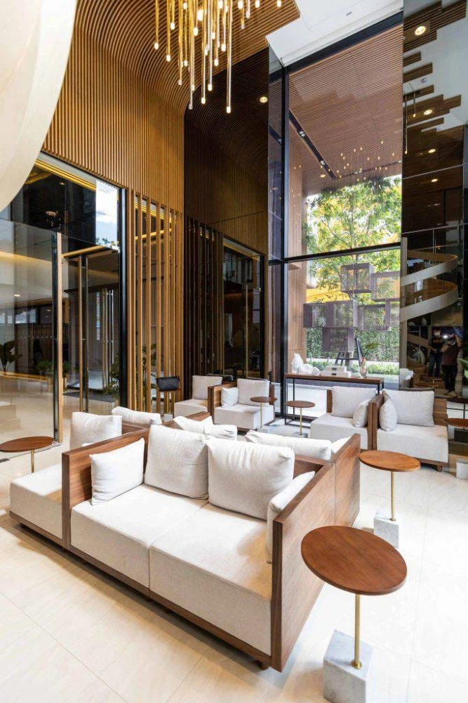 For sale: Maru Lat Phrao 15, special room plan, not attached to anyone's room, simple built-in decoration, using natural color tones, very attractive
