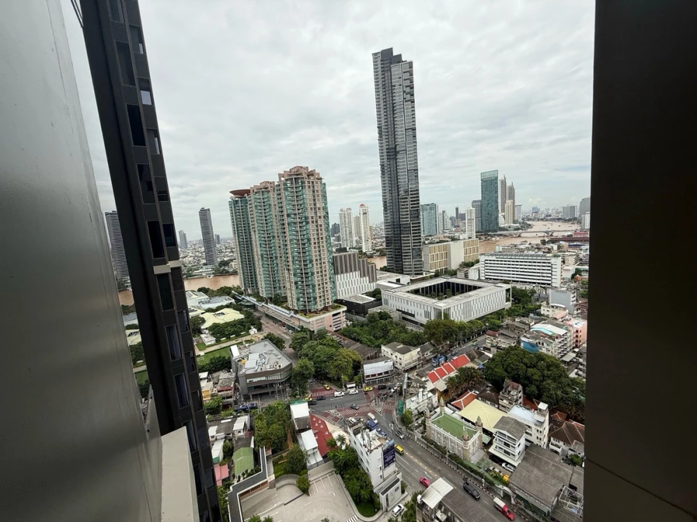 For sale Rhythm Charoenkrung Pavilion, 1 bed, size 35 sq.m., Chao Phraya River view, empty room, don't miss it!!!