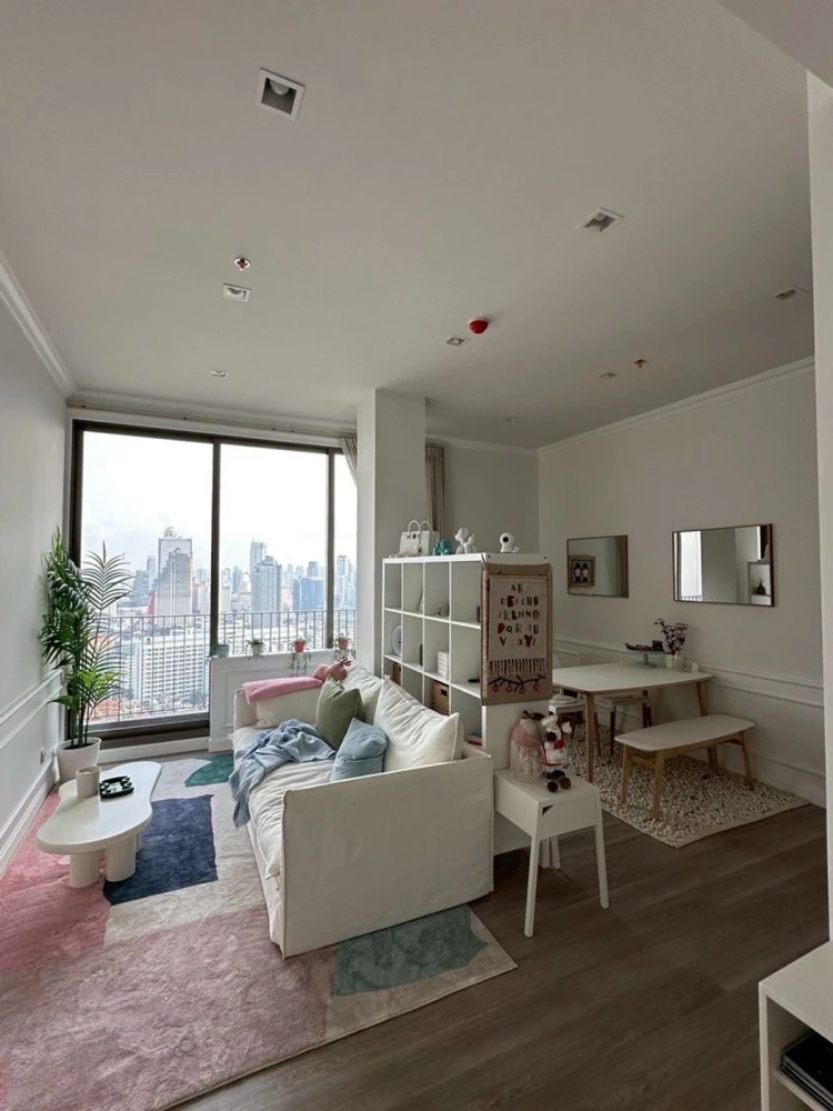 For sale!!! Rhythm Charoenkrung Pavilion, 2 bedrooms, 75 sq m., near BTS, fully furnished, ready to move in. Don't miss out!!!