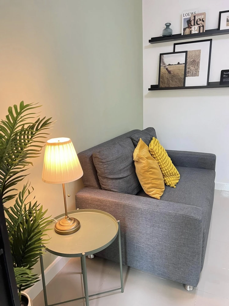 For sale: Lipp Ramkhamhaeng 43/1, fully furnished room, cozy style, nice atmosphere, full of electrical appliances. I must say that you must reserve.