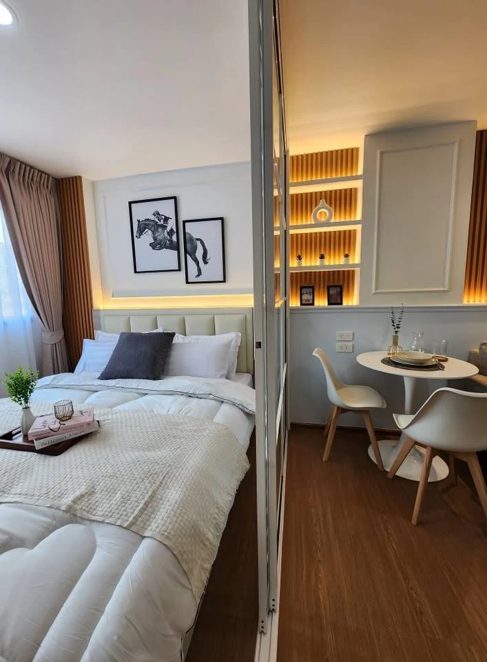 For sale: Lumpini Condo Town Ramintra - Nawamin. Beautiful built-in decoration throughout the room. Well-proportioned. You can't miss this opportunity