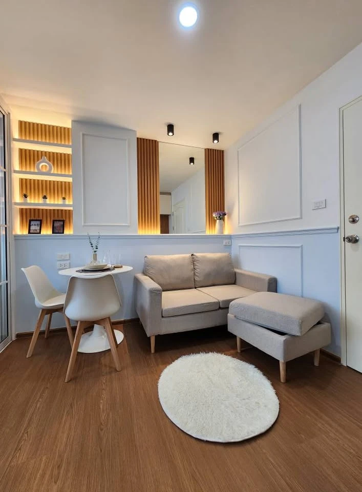 For sale: Lumpini Condo Town Ramintra - Nawamin. Beautiful built-in decoration throughout the room. Well-proportioned. You can't miss this opportunity