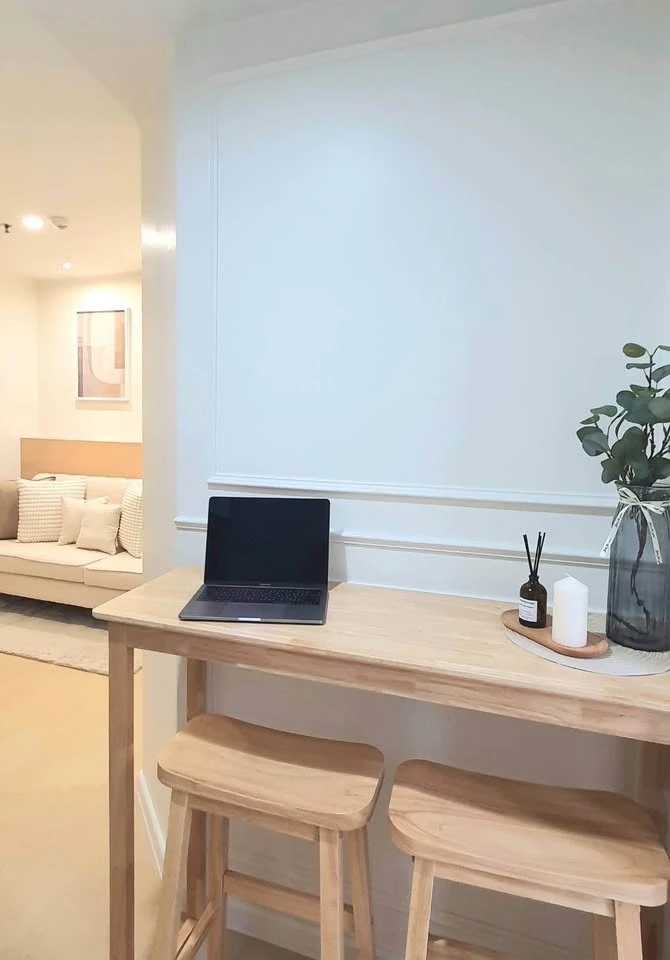 For sale: Lumpini Condo Town Ramintra - Nawamin, located in a quiet and private zone, decorated in bright tones, very pleasing to the eye. Must book.