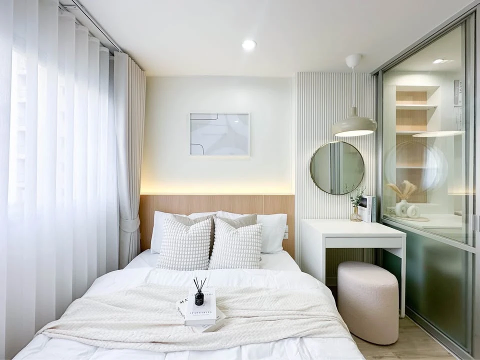 For sale: Lumpini Condo Town Ramintra-Lad Phrao, front room, fully furnished, just bring your bags+++