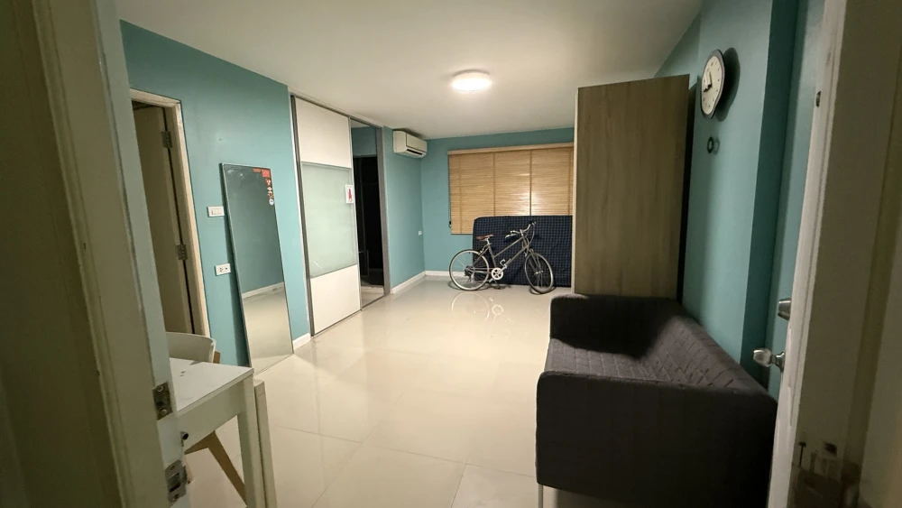 For sale: Lumpini Town Bodindecha-Ramkhamhaeng, Studio room, high-quality tile flooring, ready to move in.